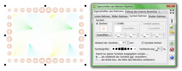 Heyer's Etiketten-Studio - Symbol-Rahmen